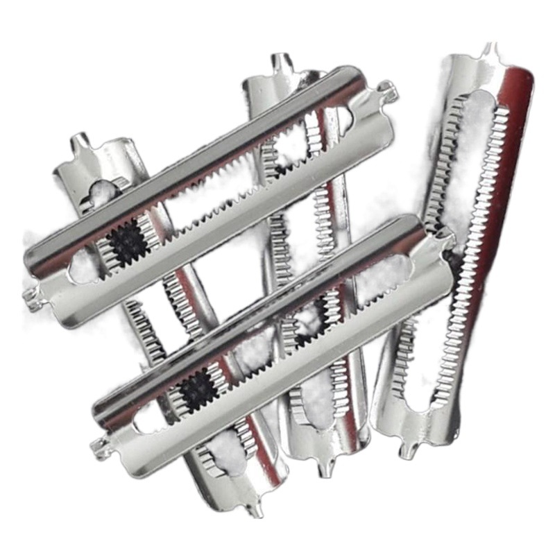 Stainless steel fruit peeling blade double-sided serrated shredded Blade Vegetable peel shaving blade double-sided scraper