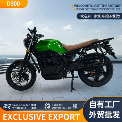 Export of Cross-Border Electric Motorcycles D300 for Overseas Commuting, High-Power Electric Scooters, and Electric Vehicles for Foreign Trade