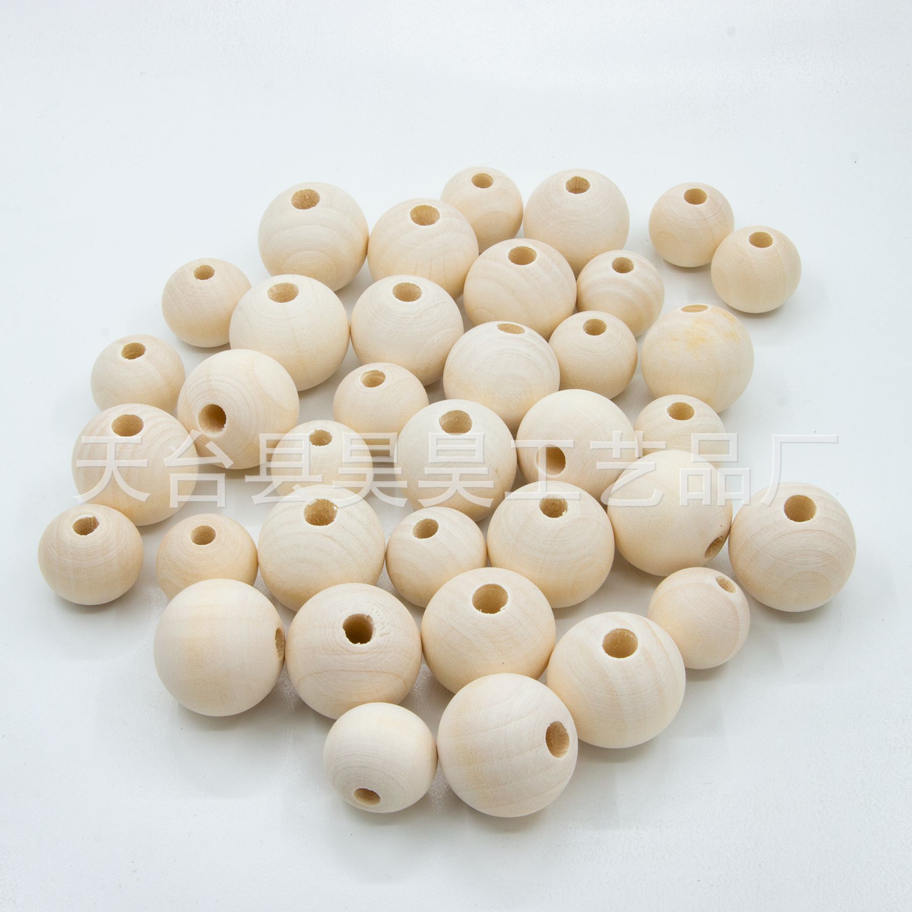 厂家批发禾木圆珠6mm-50mm散珠DIY手串饰品配件现货直供支持拿样