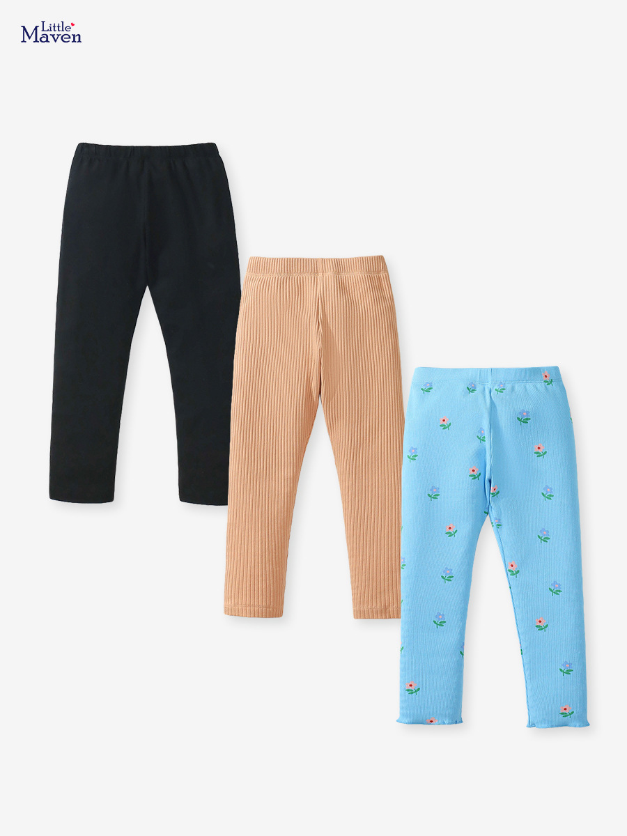 Little Maven de otoño pantalones para niñas Europa y América nuevos pantalones para niños pantalones para niños pequeños