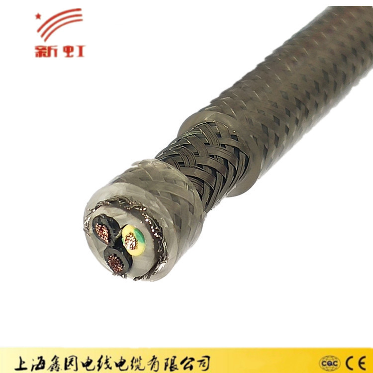 透明软电缆线H05VVC4-F3G2.5各种规格镀锡铜丝编织控制线-上海电