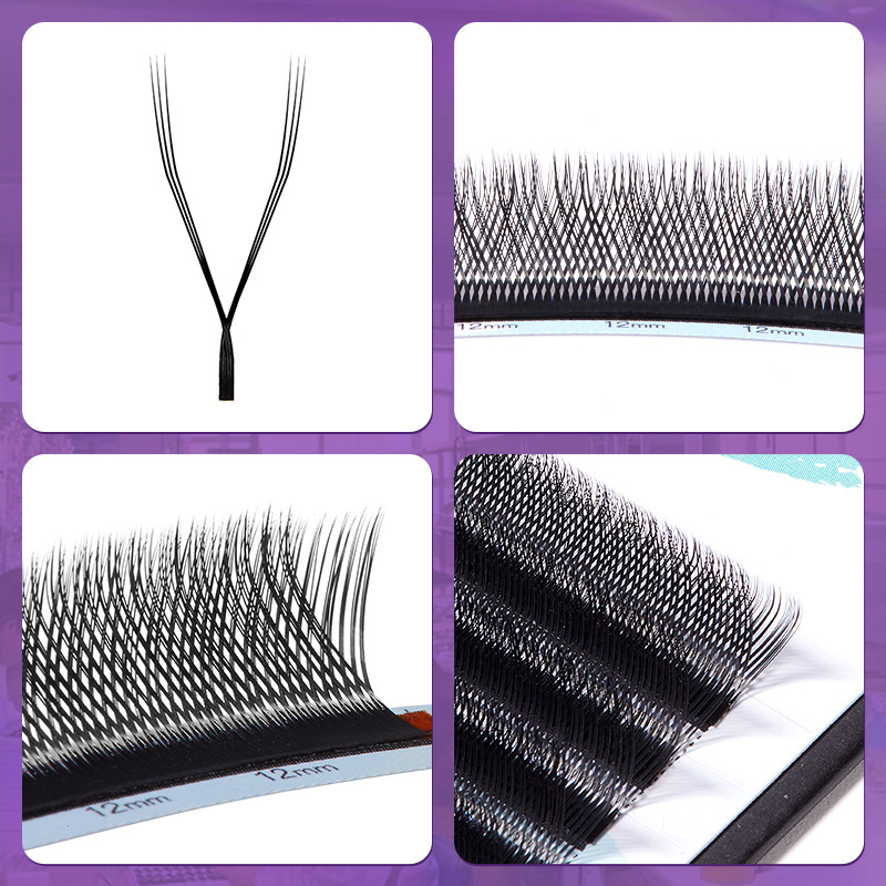 Fábrica de pestañas falsas europeas y estadounidenses transfronterizas natural densa 3D florecer densamente injerto de cabello de flores pestañas falsas