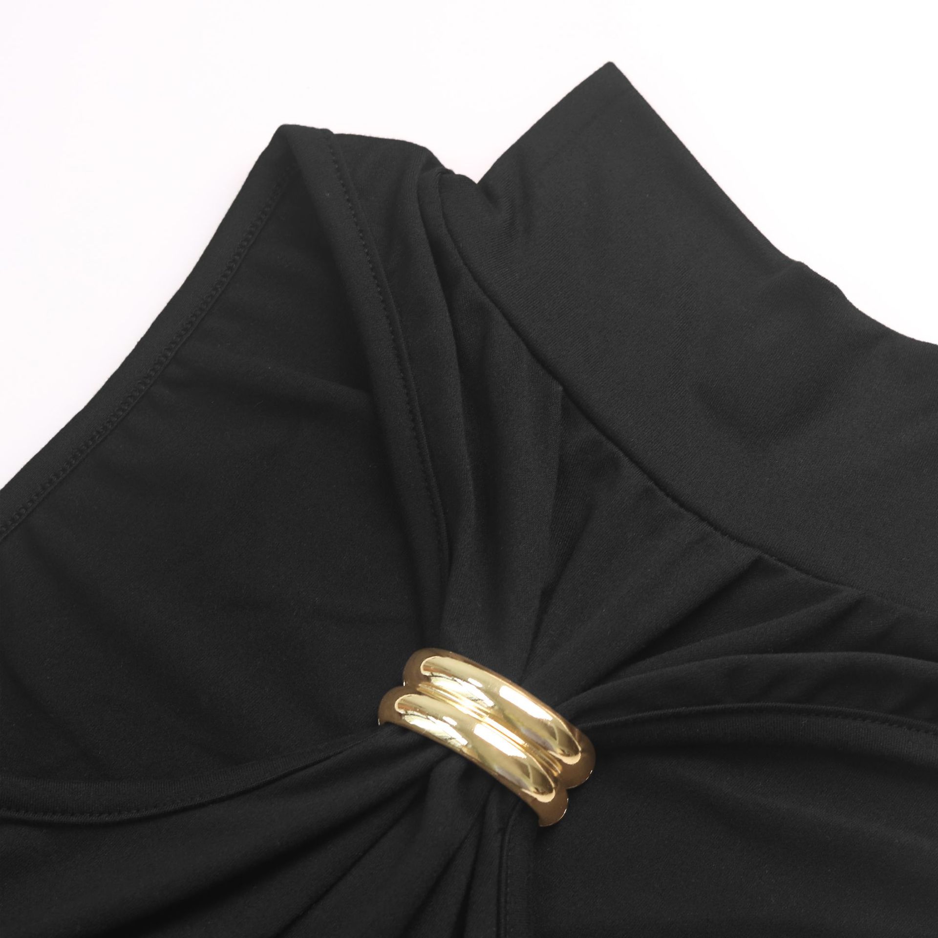 Wholesale Women's Streetwear Solid Color Casual Daily Turtleneck Sleeveless Sheath Dress display picture 4