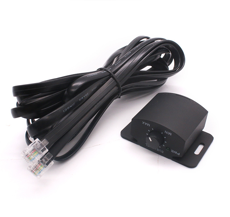 Manufacturer Wholesale Car Amplifier Wired Volume Control Remote Controller Subwoofer Volume Adjuster Rca Adjuster
