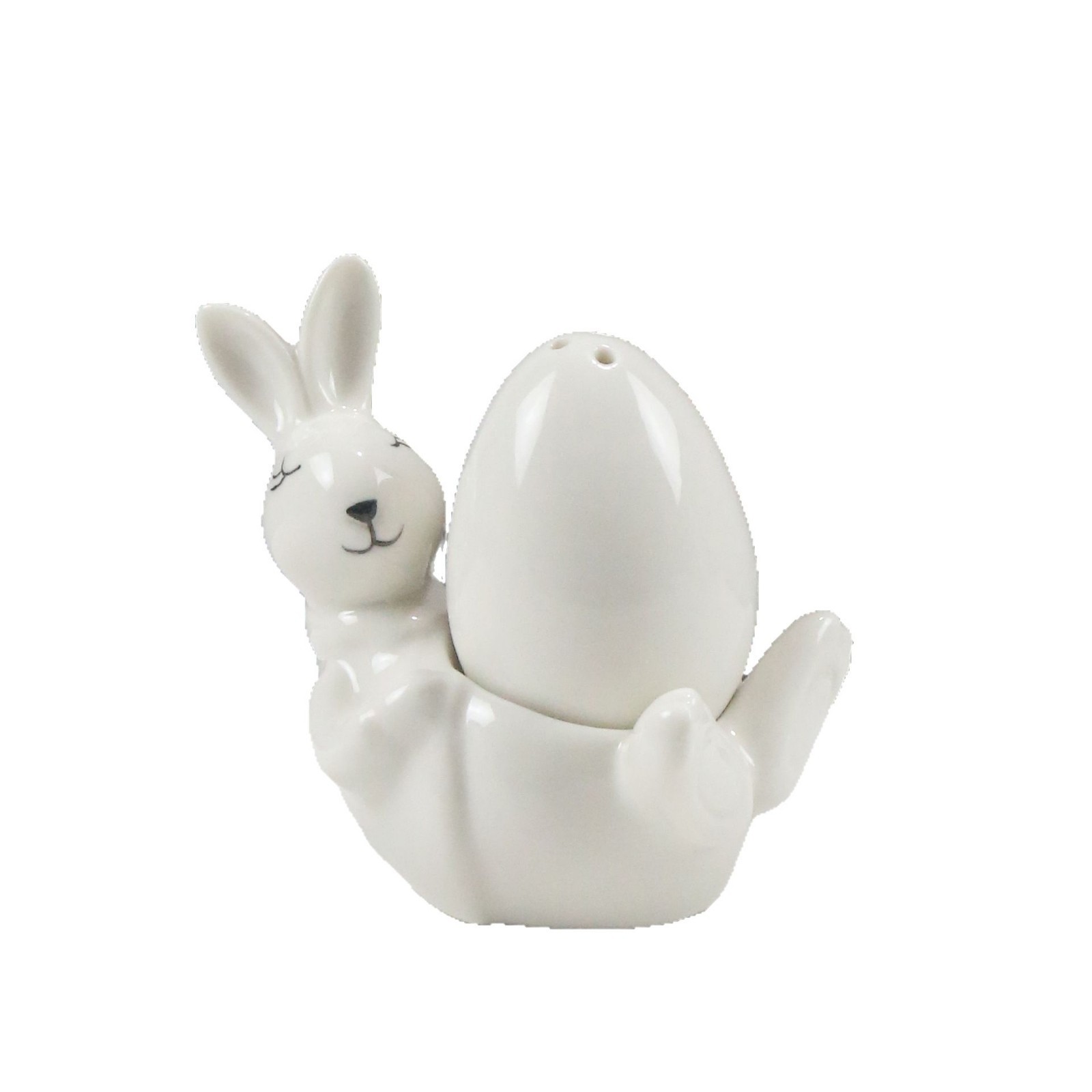 Estilo nórdico moderno de dibujos animados de cerámica juguetona conejo SP modelo sala de escritorio decoración de Pascua comercio exterior transfronterizo mayorista