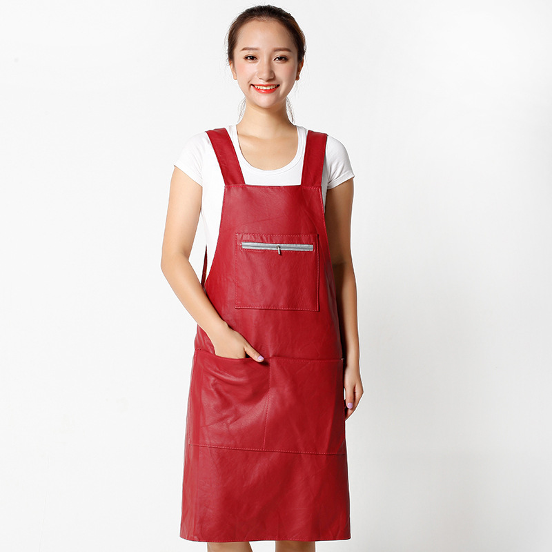 대추 스트랩 가죽 앞치마