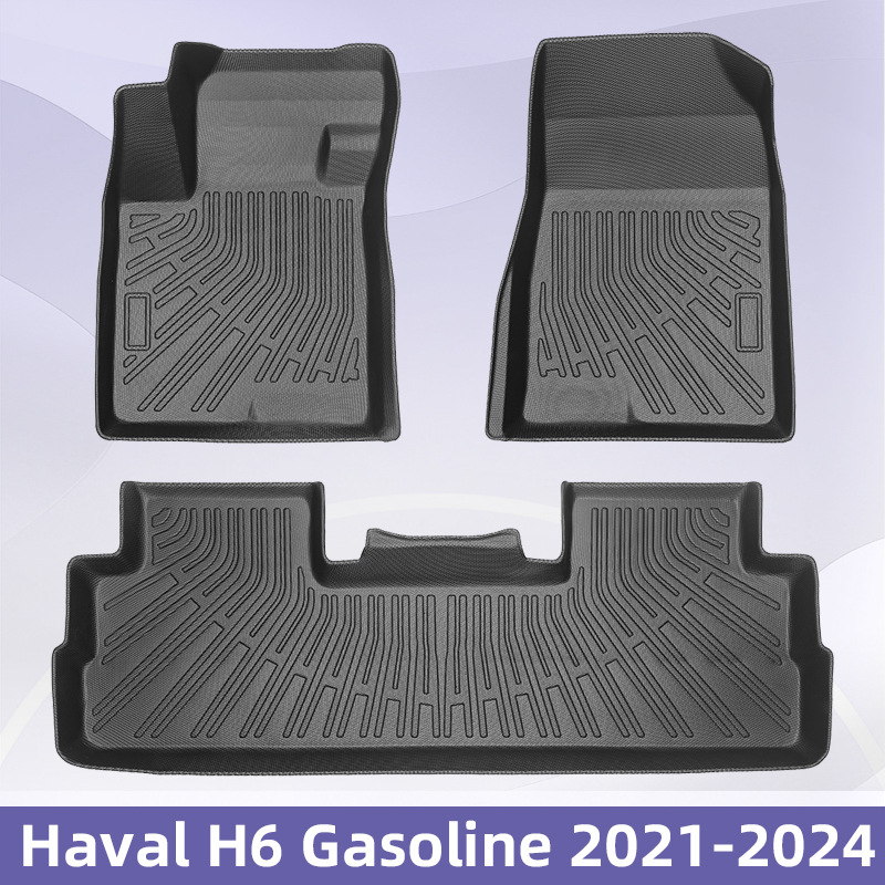 Para Haval H6 Gasoline 2021 - 2024 TPE Foot Pad 3D All Weather Backpack Pad