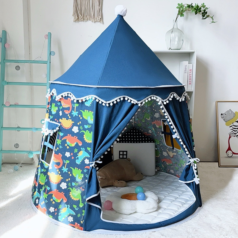 マイ北彼ビッグスペース子供テントポータブル屋内男の子女の子おもちゃゲームハウス城小さな家