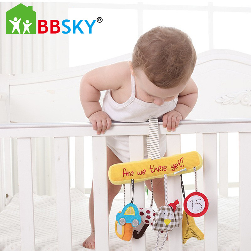 Mamamiya & Papas búho coche de bebé colgando música cama sinuoso asiento seguridad juguete felpa Ventas Directas la fábrica