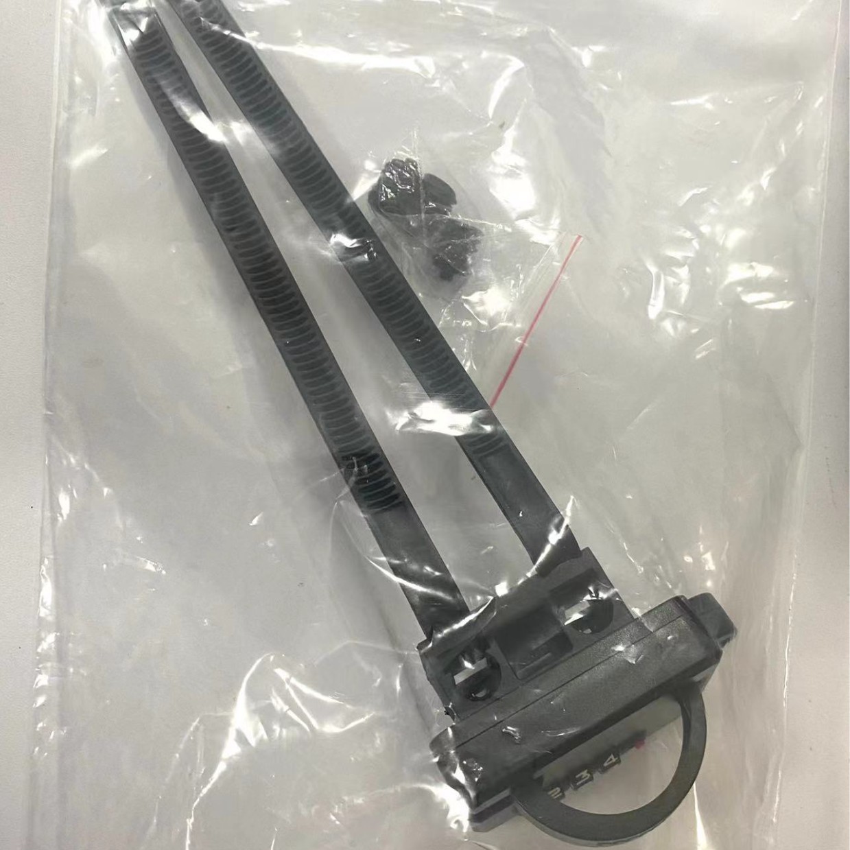 Cerradura antirrobo de bicicleta gruesa con soporte anti-shear cerradura de llave de vehículo eléctrico cerradura de anillo cerradura de bicicleta image 30