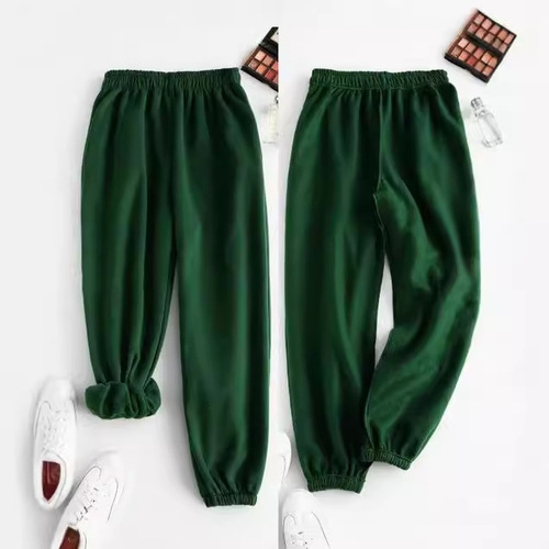 2024 Autumn New European and American Cross-border Foreign Trade Amazon Women's Casual Loose Sports Trousers 