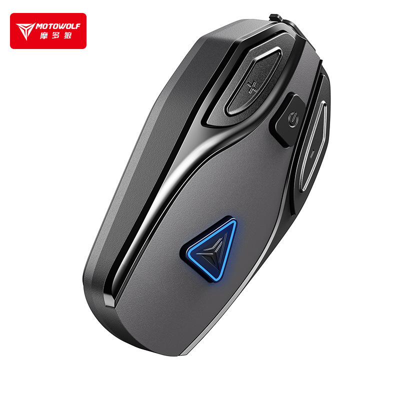 Motocicleta de alta calidad larga duración auriculares casco de alta calidad sonido impermeable reducción de ruido auriculares bluetooth versión china e inglesa