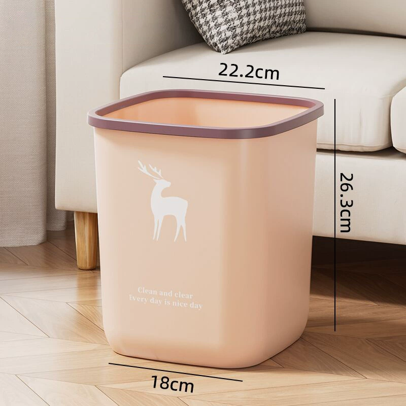 High quality capacious garbage can for home use for living room
