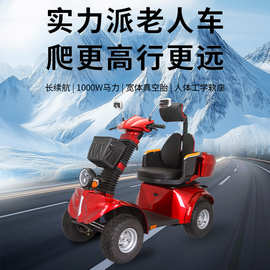 金夕阳四轮电动代步车老年人家用休闲舒适电瓶车跨境外贸厂家直销