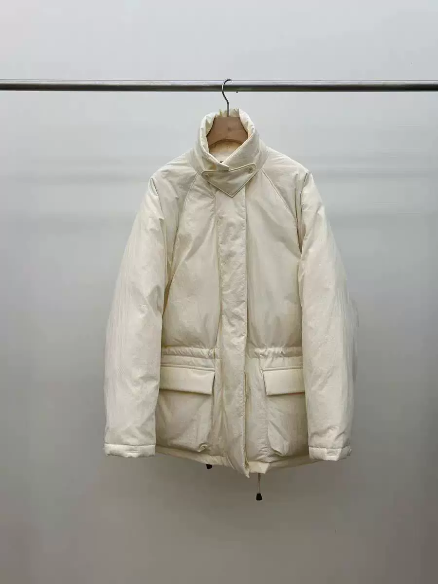Зимняя куртка из Южной Кореи, пуховик oversize, с капюшоном-стрункой, тренд сезона
