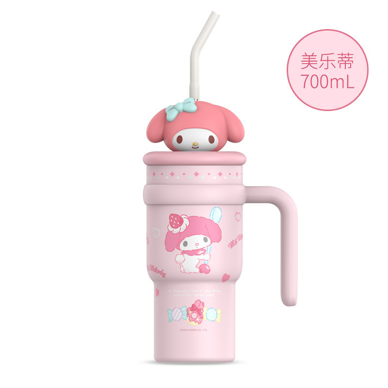 三丽鸥hellokitty保温杯子大容量吸管巨无霸水杯女生高颜值冰霸杯|undefined