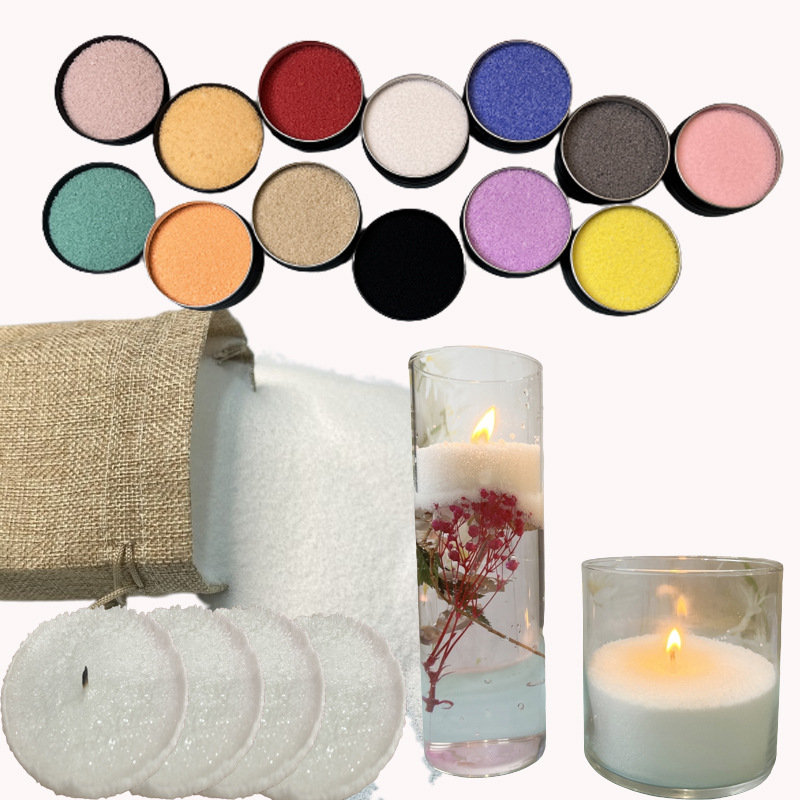 Bougie en sable granulaire pour mariage parfumée et romantique_voghion.com