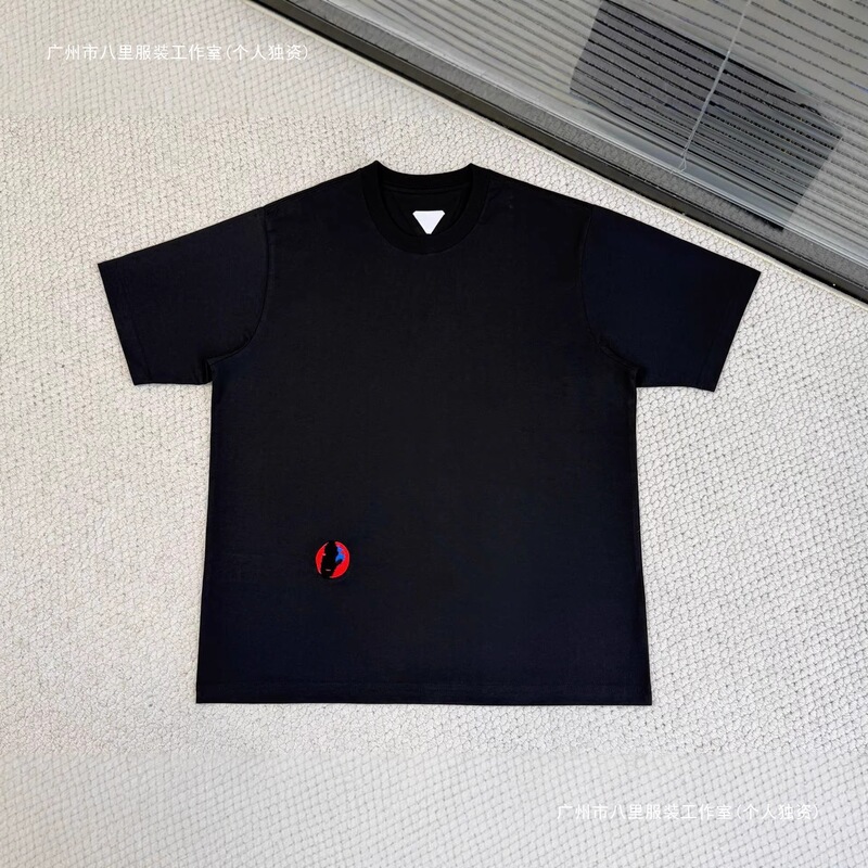 Authentic Version in Stock with Original Bv Label, Double Craftsmanship Face Mask Embroidery, Round Neck Short-Sleeve T-Shirt, Unisex Casual Loose Fit Authentic Version in Stock with Original Bv Label, Double Craftsmanship Face Mask Embroidery, Round Neck Short-Sleeve T-Shirt, Unisex Casual Loose Fit
