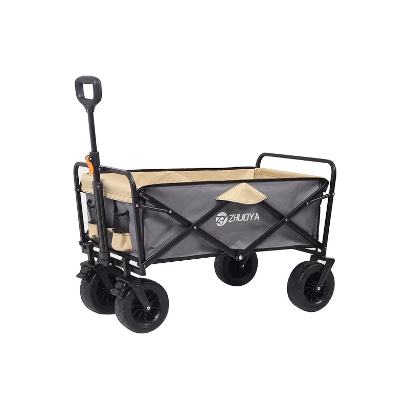 Открытый лагерь Автомобиль Домашняя Тележка для покупок Портативная Складная тяга Кемпинг Автомобиль 8-дюймовая стойла Тележка