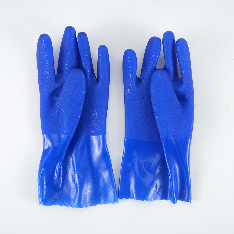 牛郎星耐油806防滑止滑手套工业耐酸碱耐磨工地防水加厚劳保手套