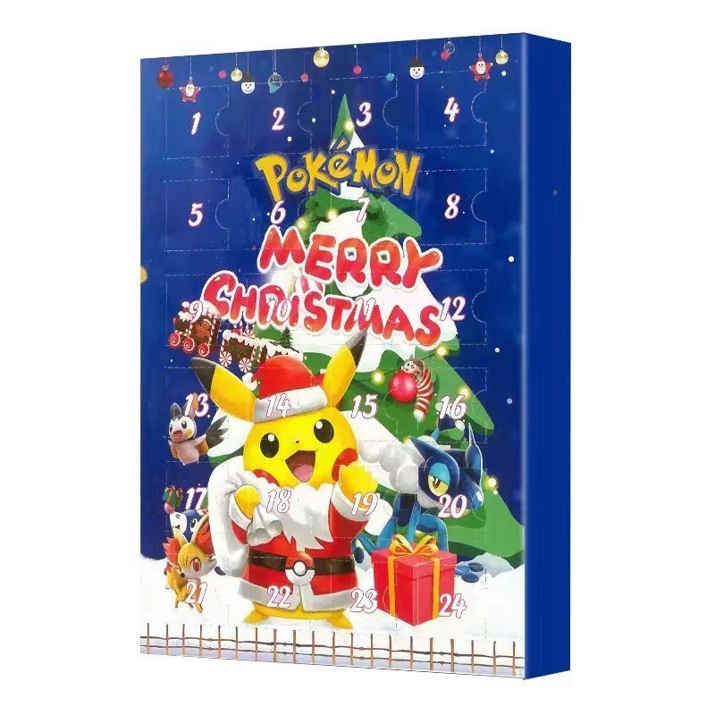 2025年 ポケットモンスター クリスマスアドベントカレンダーボックス ポケモン クリスマス ブラインドボックス 24個入り|undefined