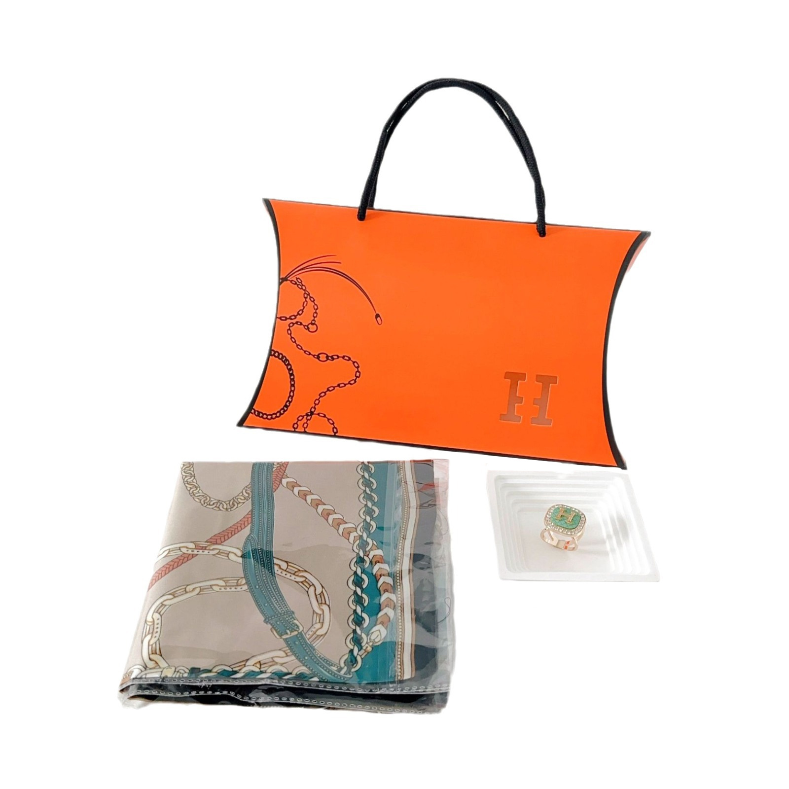 Diseño coreano de seda de moda 70 bufandas cuadradas paquetes de regalo para las madres mayores 8 de marzo bufandas de regalo de vacaciones