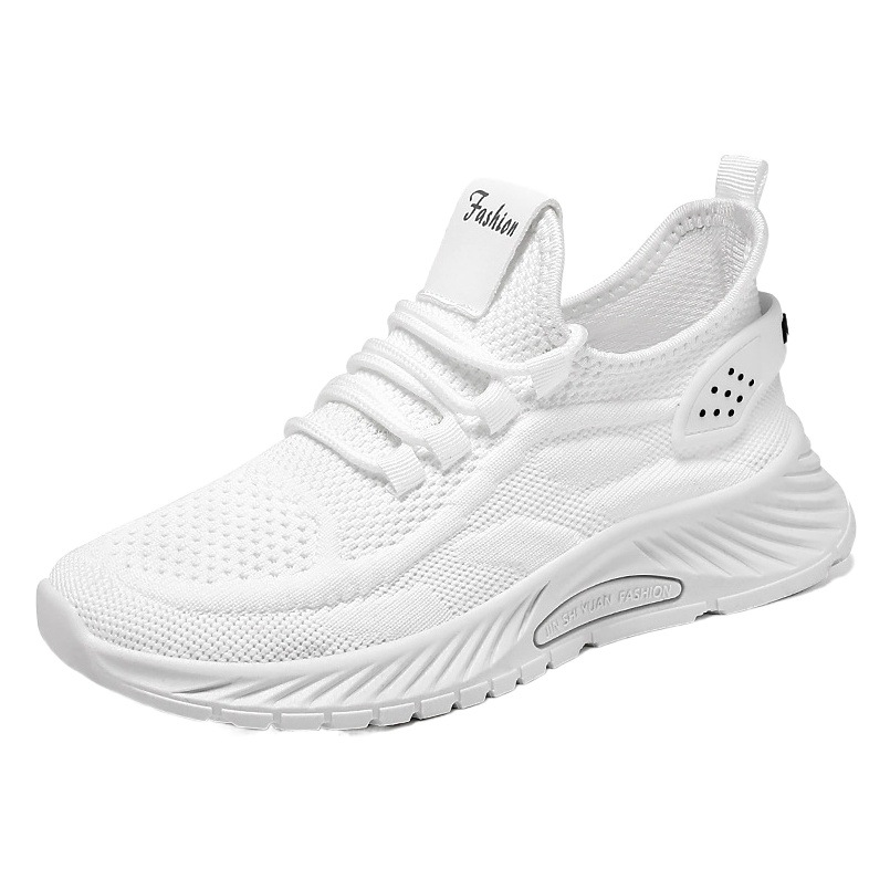 Zapatos de mujer primavera nueva moda casual zapatos para correr venta al por mayor generación transfronteriza Moda volando zapatos de mujer tejidos zapatos deportivos
