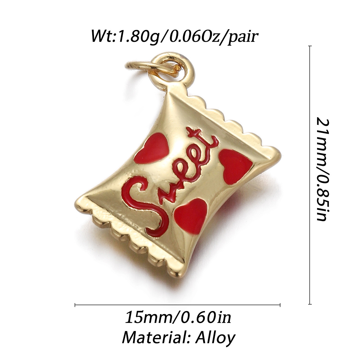 1 Piece Copper Solid Color Pendant display picture 6