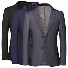 V 43575 Men's Suit Business Casual Blazer �̄����e���b
