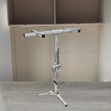 新款吊柜橱柜安装支架加厚折叠安装不锈钢承重便携升降台包邮