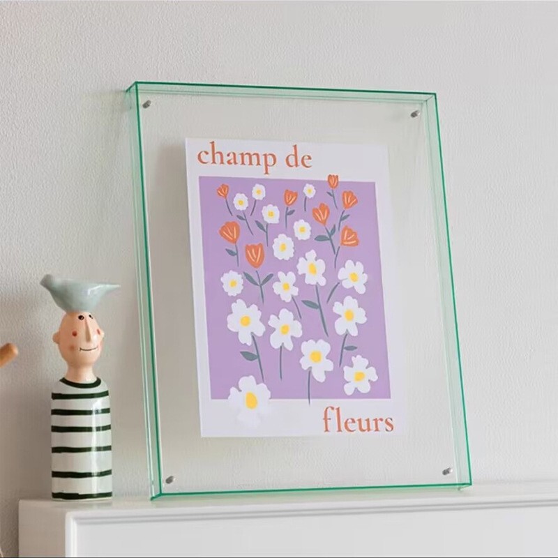 Spot Acrylic Photo Frame Transparent Picture Frame Table Poster Mounted Wall Hanging diy Colorful Ornament Tray Storage ins Spot Acrylic Photo Frame Transparent Picture Frame Table Poster Mounted Wall Hanging diy Colorful Ornament Tray Storage ins