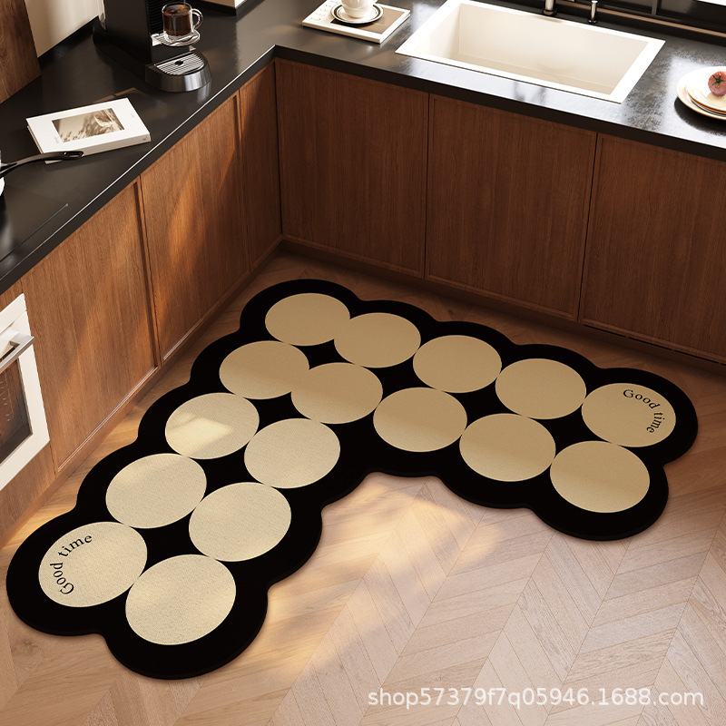 플라라 라운드 베이지 블랙