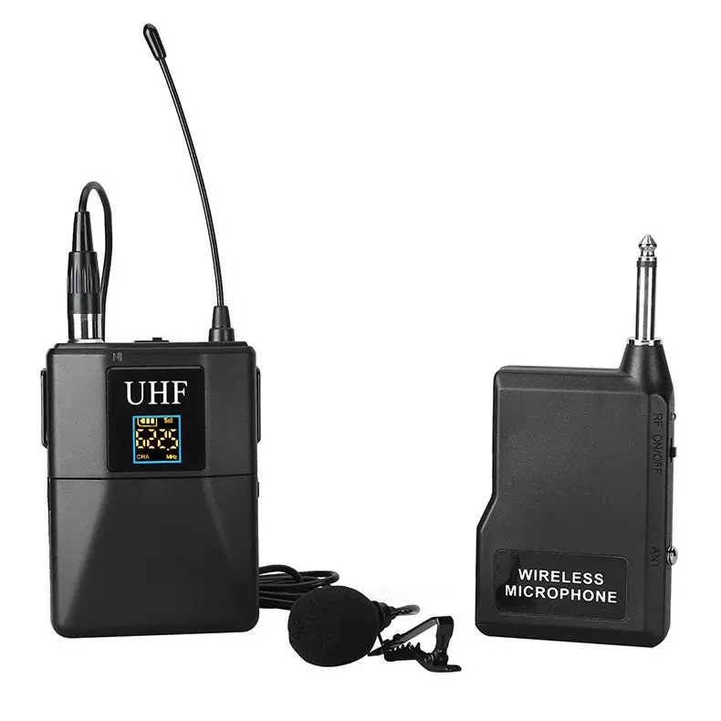 无线领夹麦克风教师扩音器话筒教学导游变频U段话筒多功能克风