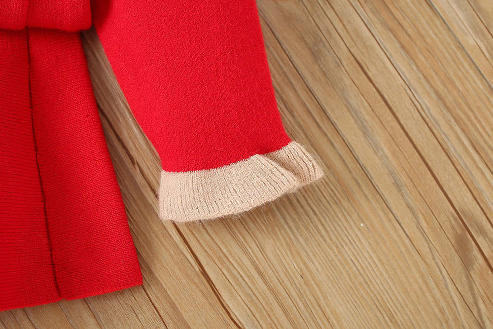 Children's Sweater 2022 Autumn/Winter New Korean Small Fragrance and Western Style Knitted Two Piece Set for_voghion.com