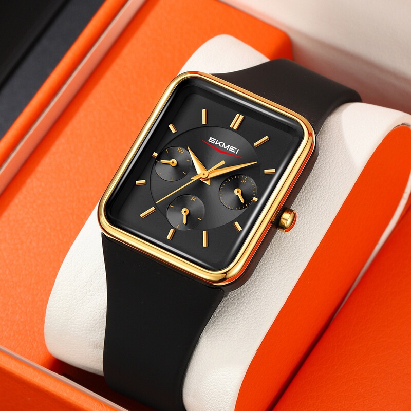 Timemei Quartz Watch for Women, Three-Dial Six-Hand, Lightweight and Fashionable Women's Wristwatch, Casual Waterproof, White Rose Gold Timemei Quartz Watch for Women, Three-Dial Six-Hand, Lightweight and Fashionable Women's Wristwatch, Casual Waterproof, White Rose Gold