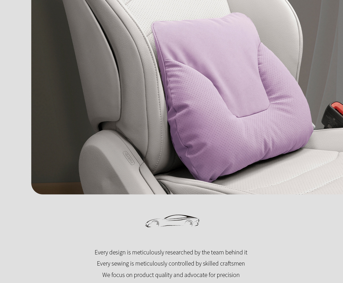 Car Headrest Neck Protector Car Seat Cushion Set 2025 New Model Car-Specific Pillow Lumbar Support Neck Pillow
