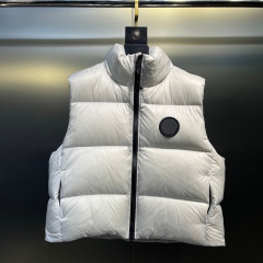 高版本 鹅家25s新款黑标短款加厚泡芙羽绒服马甲高定男女百搭外套