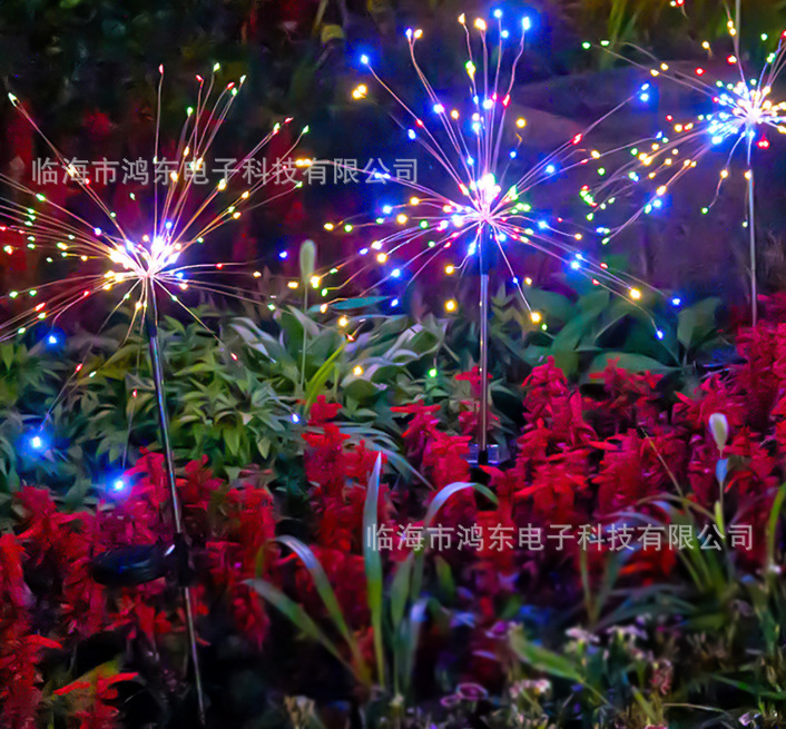 lámpara de fuego artificial solar LED lámpara de suelo lámpara de decoración exterior lámpara solar de jardín lámpara de césped lámpara de medusa solar