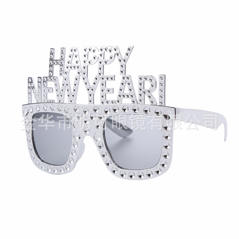 Lentes de Sol Decorativos para Fiesta de Año Nuevo en ABS