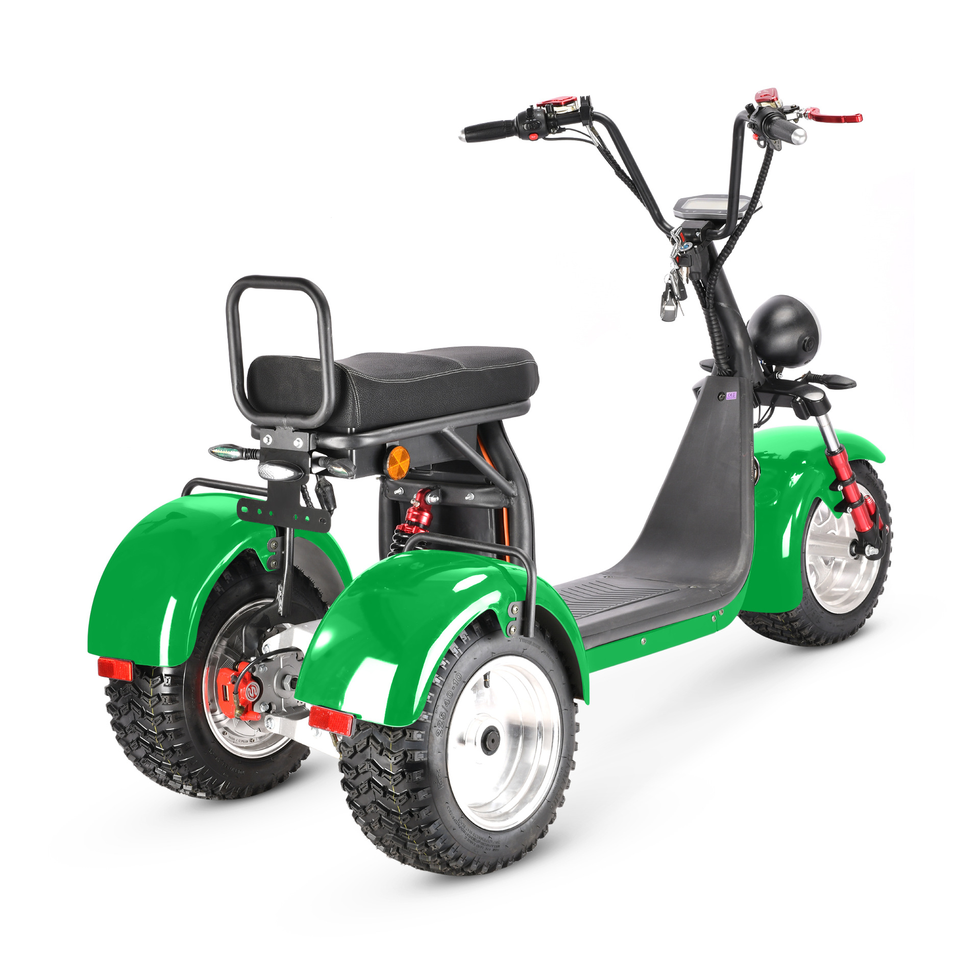Eec Adult Mobility Scooter Dual-Drive Left and Right Swing Large Seat Cushion Single Bar Three-Wheel Motorcycle Harley Electric Vehicle