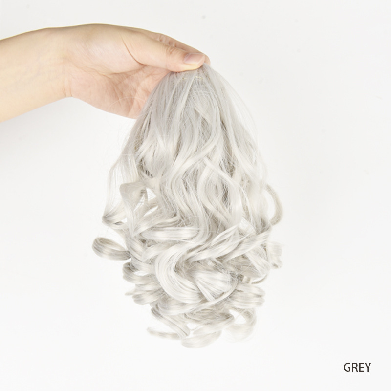 Wavy Synthetic Ponytail With Drawstring Natural Look Hairpiece_voghion.com