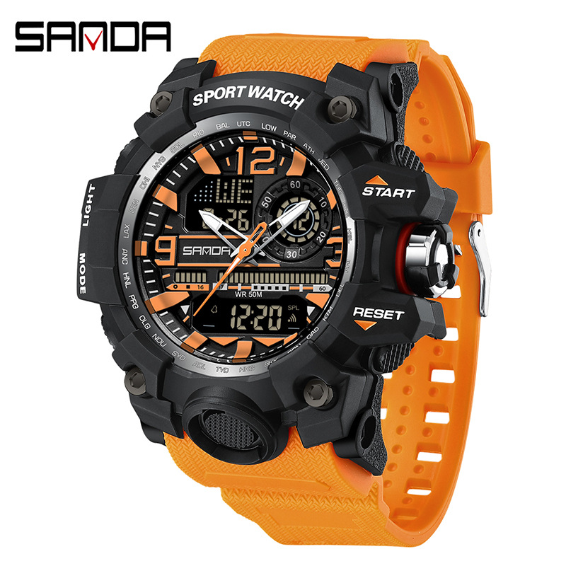 3133 [men’s style] black orange