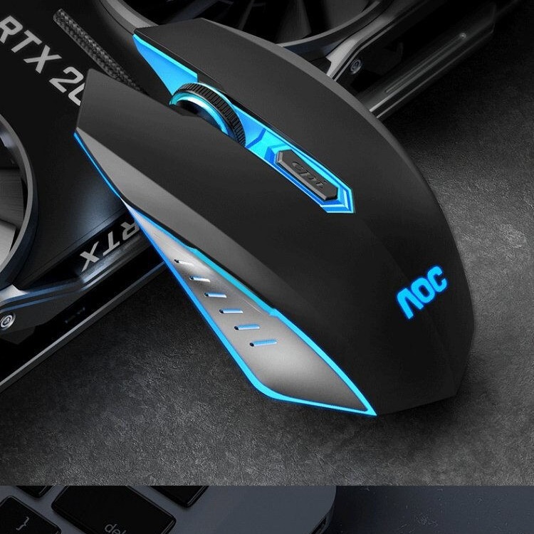 AOC GM130 glowing gaming mouse 4D wired usb desktop notebook…