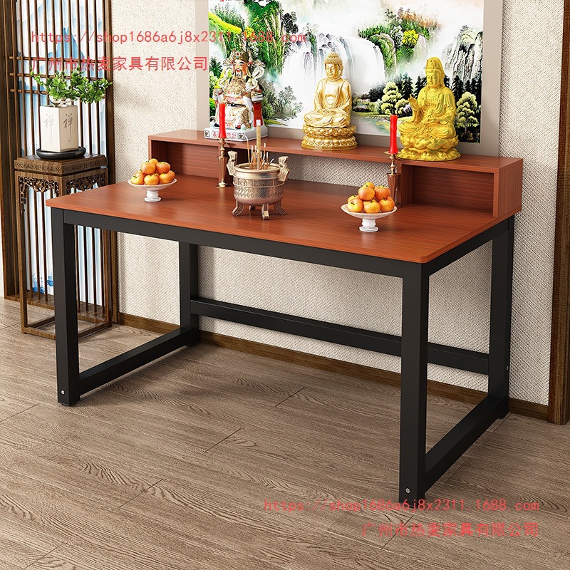 Simple New Chinese-Style Household Altar, Shrine, and Offering Table for Worship