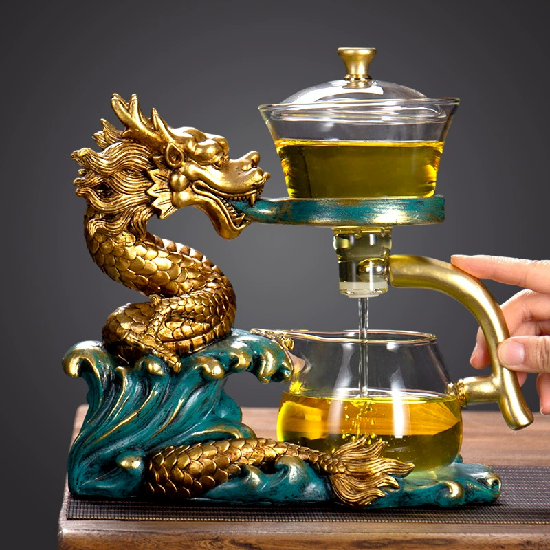 Glass mountain oolong tea, tea set, automatic teapot for office, new collection, fully automatic