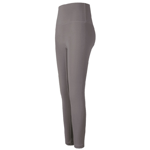 Cross-border high-waisted butt-lifting tight-fitting sports trousers, seamless nude-feeling yoga pants, abdominal control, running outerwear, spring and autumn styles