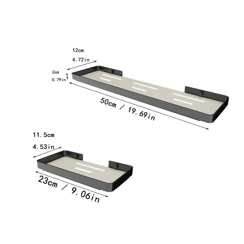 Customized Hardware Storage and Organization for Makeup Tables, Bathroom Soap Wall-Mounted Racks, and Detachable Bathroom Storage Shelves