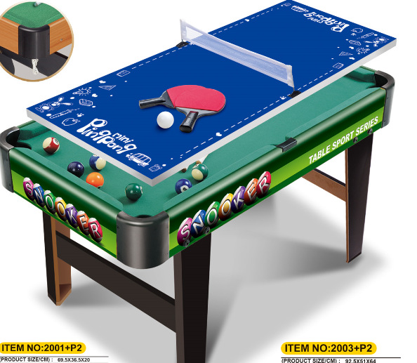 Mesa de billar multifuncional 3 - en - 1 4 - en - 1 fútbol hockey sobre hielo mesa de tenis de mesa juguetes para niños