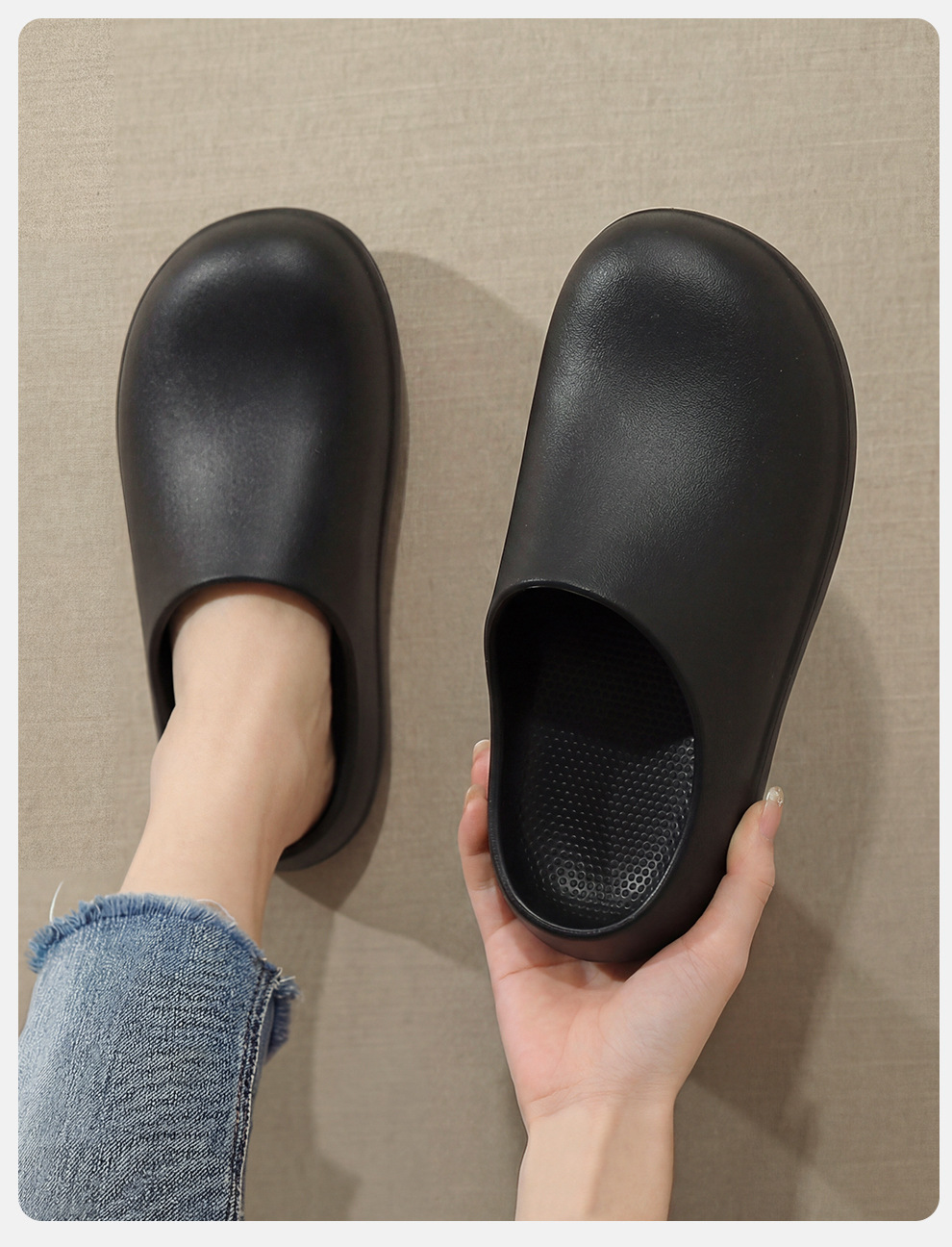 Waterdichte heren slippers voor buiten met antislip zool_voghion.com