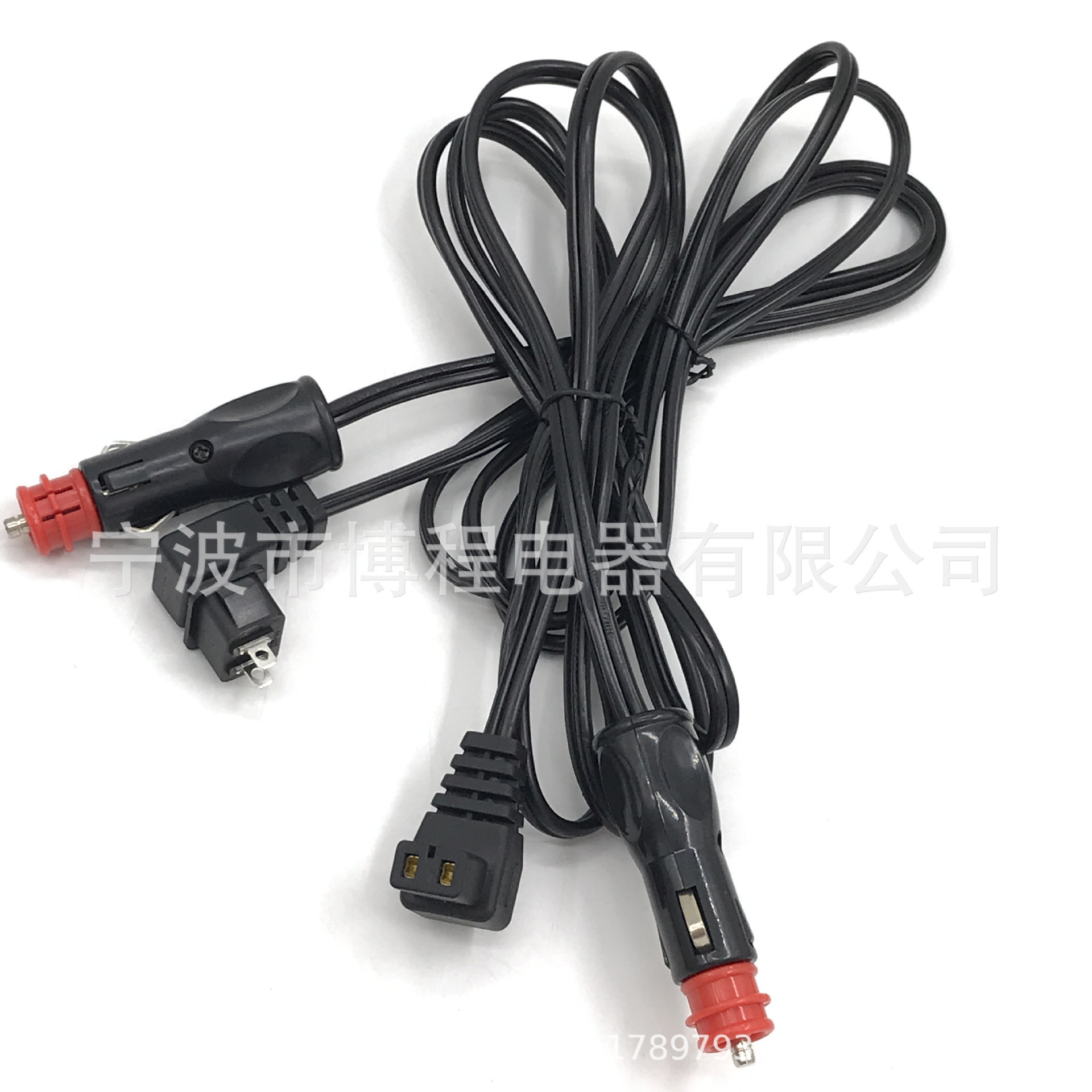 车载压缩机冰箱电源线车载电子冰箱电源线车载冰箱插头线